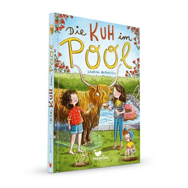 Die Kuh im Pool