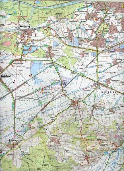 Pfaffenhofen - Schrobenhausen 1 : 50 000 (UK50-34)