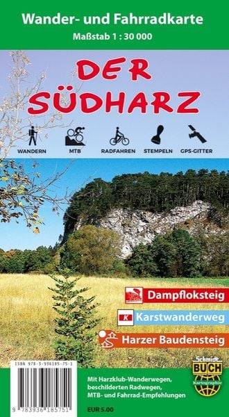 Südharz Wander- und Fahrradkarte