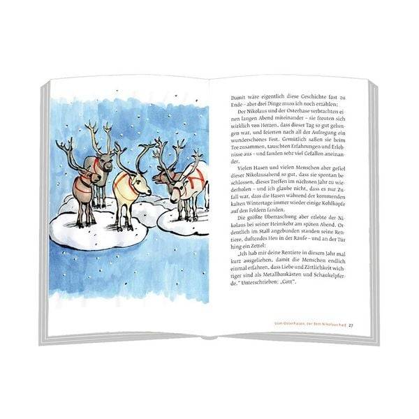 Vom Osterhasen, der dem Nikolaus half