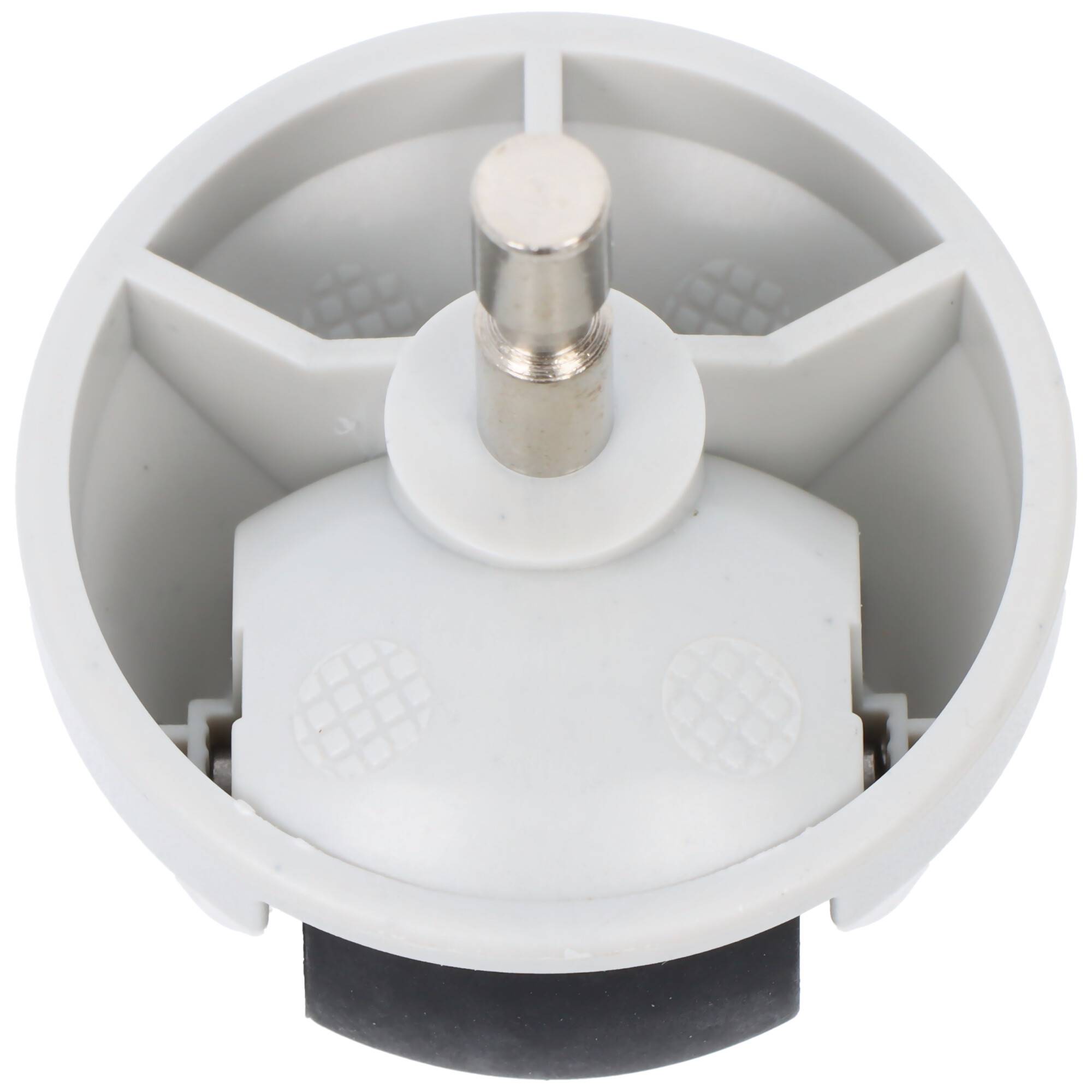 Ersatzrad kompatibel für Xiaomi Roborock, Mi Robot, Vorderrad grau-schwarz