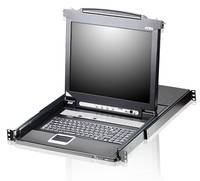 ATEN CL5716M-ATA-2XK06FG - 1280 x 1024 Pixel - Rack-Einbau - 18 W - 1U - Schwarz