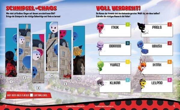 Miraculous: 500 Sticker - Stickern - Rätseln - Ausmalen