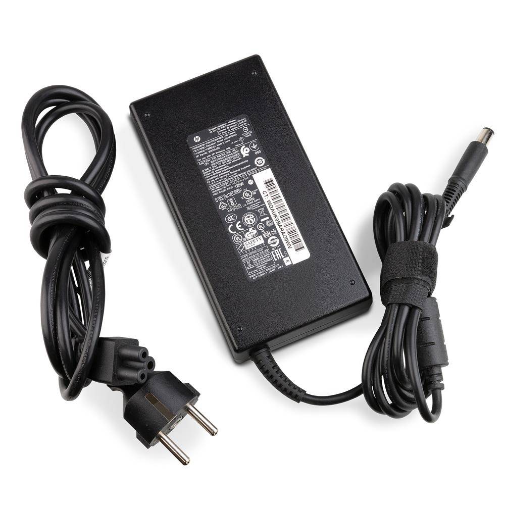 HP HSTNN-DA25 (Refurbished) 120 Watt Notebook Netzteil (19.5V, 6.15A, 7.4mm Stecker) Schwarz