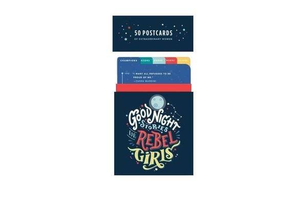 Good Night Stories for Rebel Girls: 50 Postcards