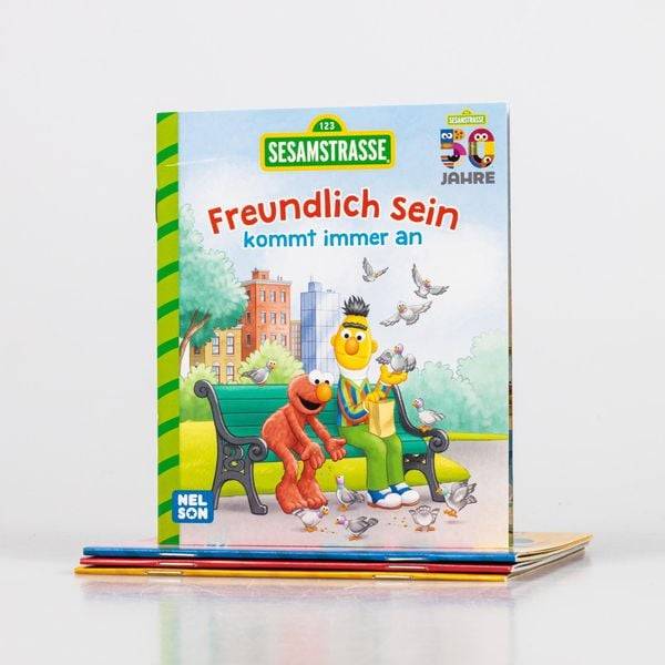 Nelson Mini-Bücher: 4er Sesamstraße 1-4