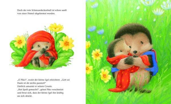 Der kleine Igel und die rote Schmusedecke