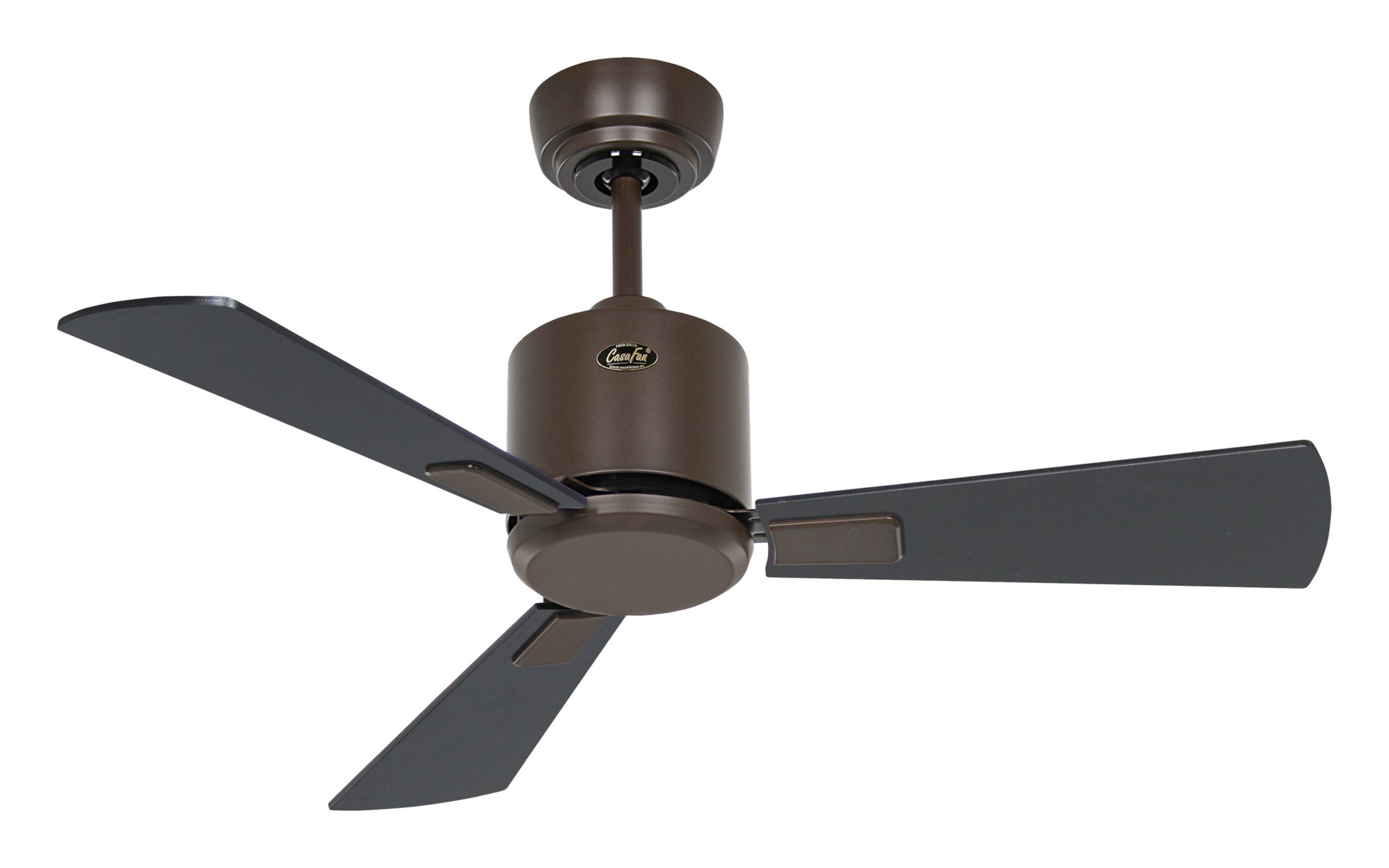 Deckenventilator Eco Neo III 92 BZ Schwarz / Teak