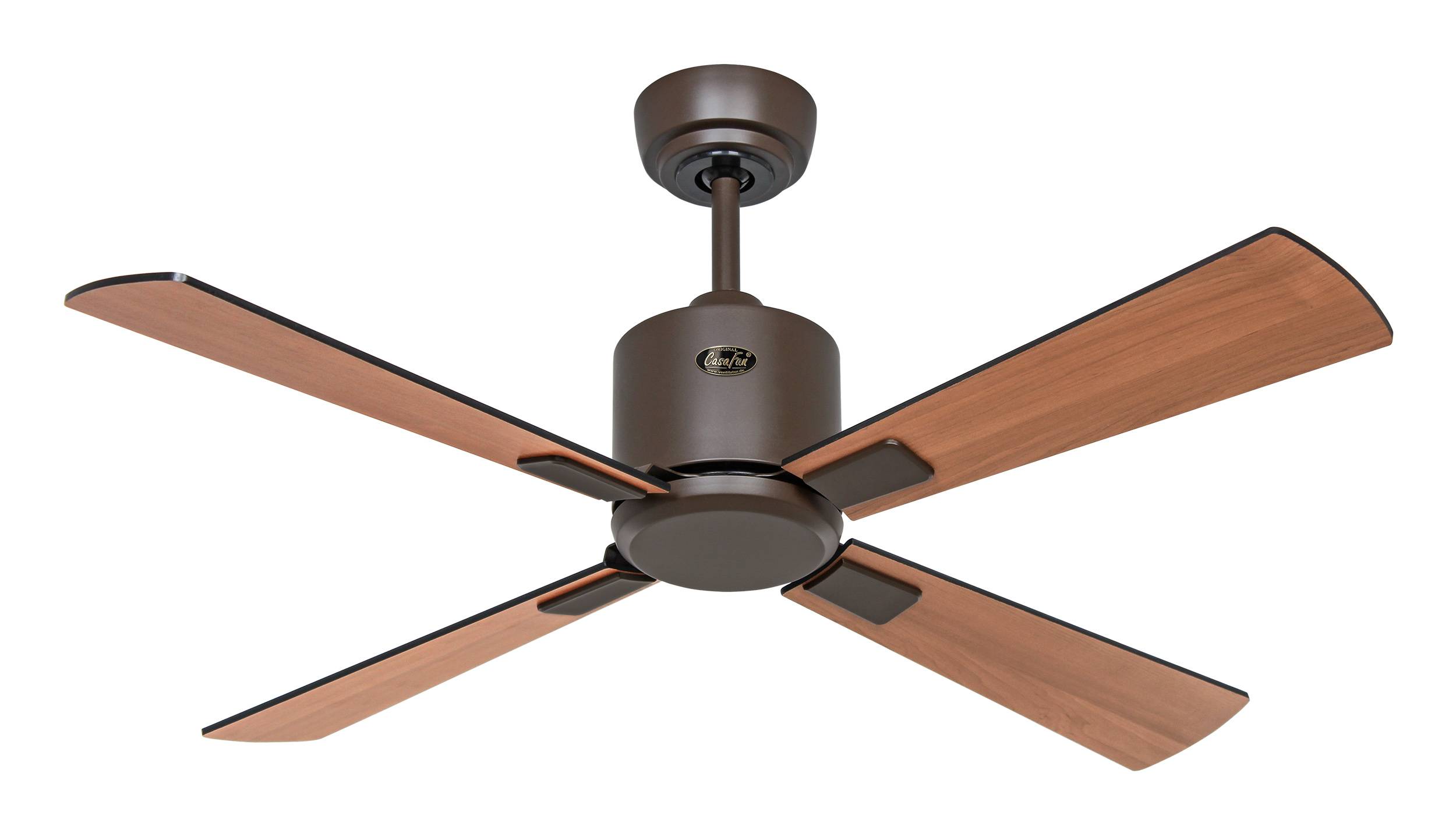 Deckenventilator Eco Neo III 103 BZ Schwarz / Teak