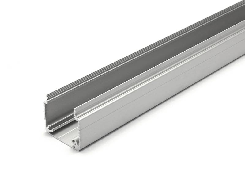 Kabelkanal aus Aluminium Profil 40 x 40 Alu Profile Zuschnitt: 1120mm