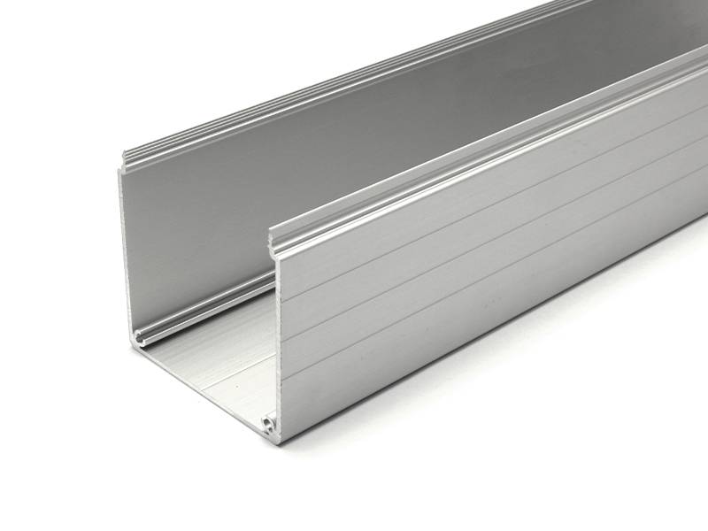 Kabelkanal aus Aluminium Profil 80 x 80 Alu Profile Zuschnitt: 760mm