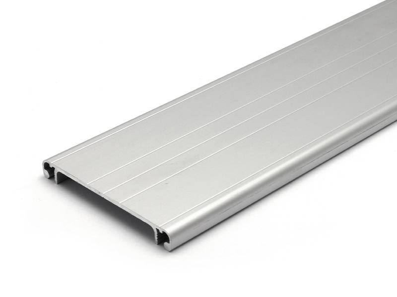 Kabelkanal - Deckel 80 mm aus Aluminium. Alu Profile Zuschnitt: 1030mm