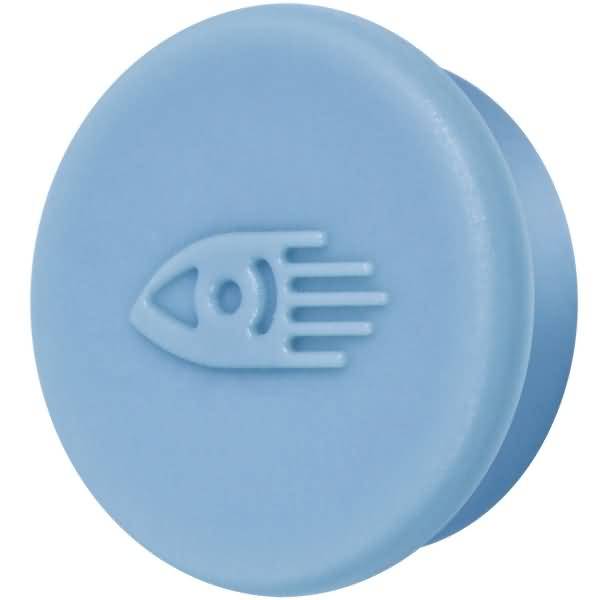 Haftmagnet 20mm rund pastellblau VE=10 Stück