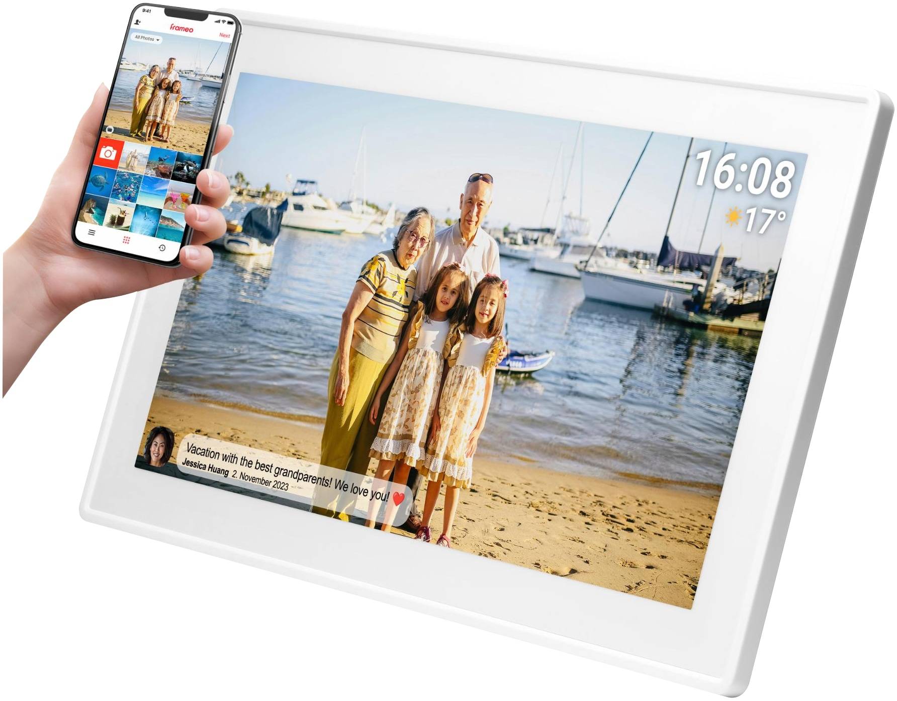 DENVER Digitaler Bilderrahmen PFF-1515W