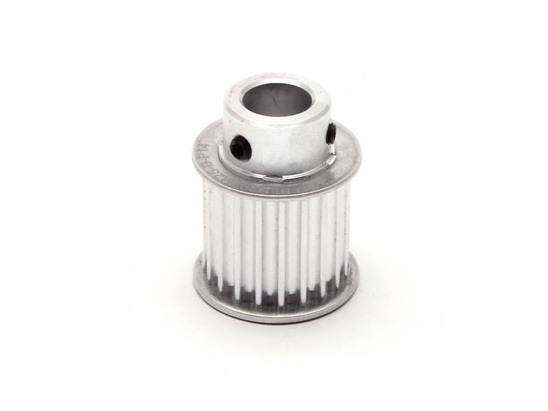 Zahnriemenrad HTD-5M 25mm breit - 20 Zähne, Bohrung 14,00mm H7 mit Klemmschrauben