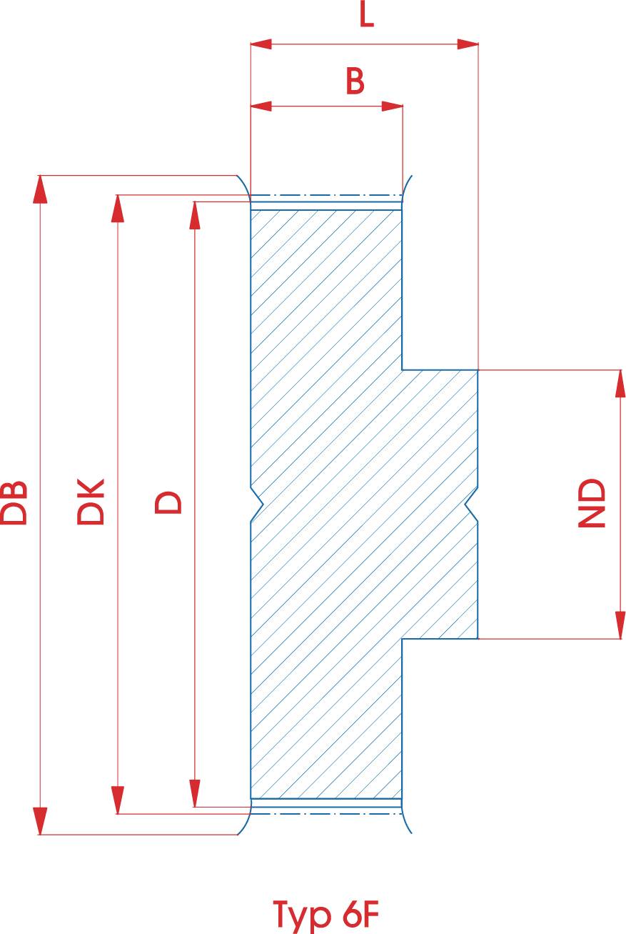 Zahnriemenrad HTD 21-5M-15