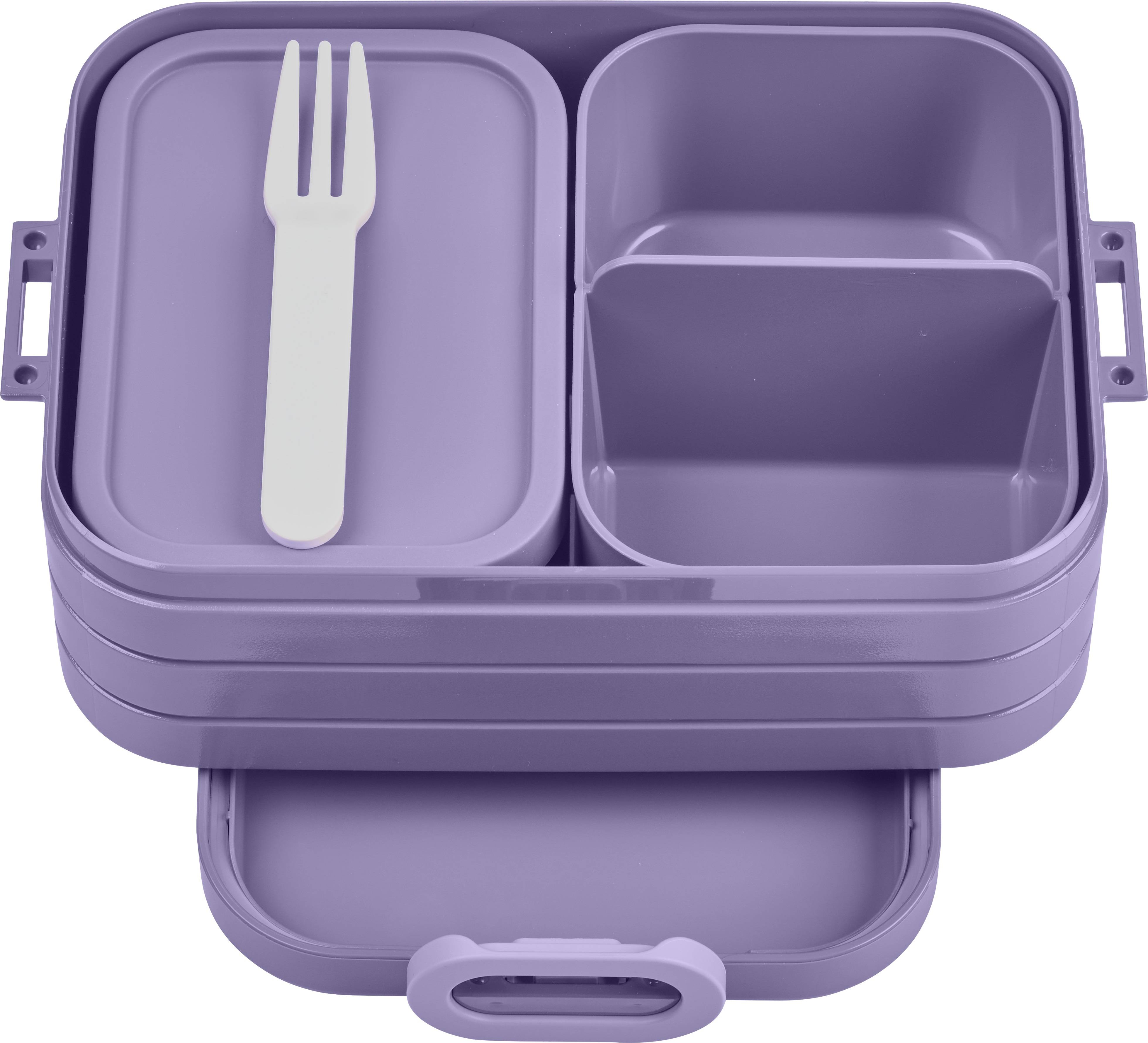 Mepal | Bento Lunchbox Take A Break Midi | Meal Prep Box mit Bento-Box | ideal für Sandwiches & kleine Snacks | 900 ml | Vivid Lilac