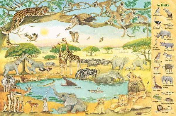 Das 1000 Tiere-Wimmelbuch