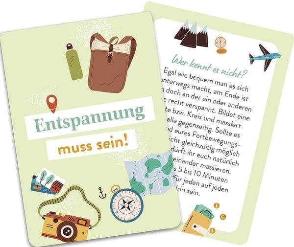 50 Games to go - Kartenbox mit vielen Spielen und Kreativideen für unterwegs