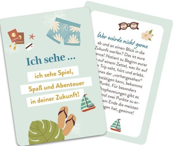 50 Games to go - Kartenbox mit vielen Spielen und Kreativideen für unterwegs