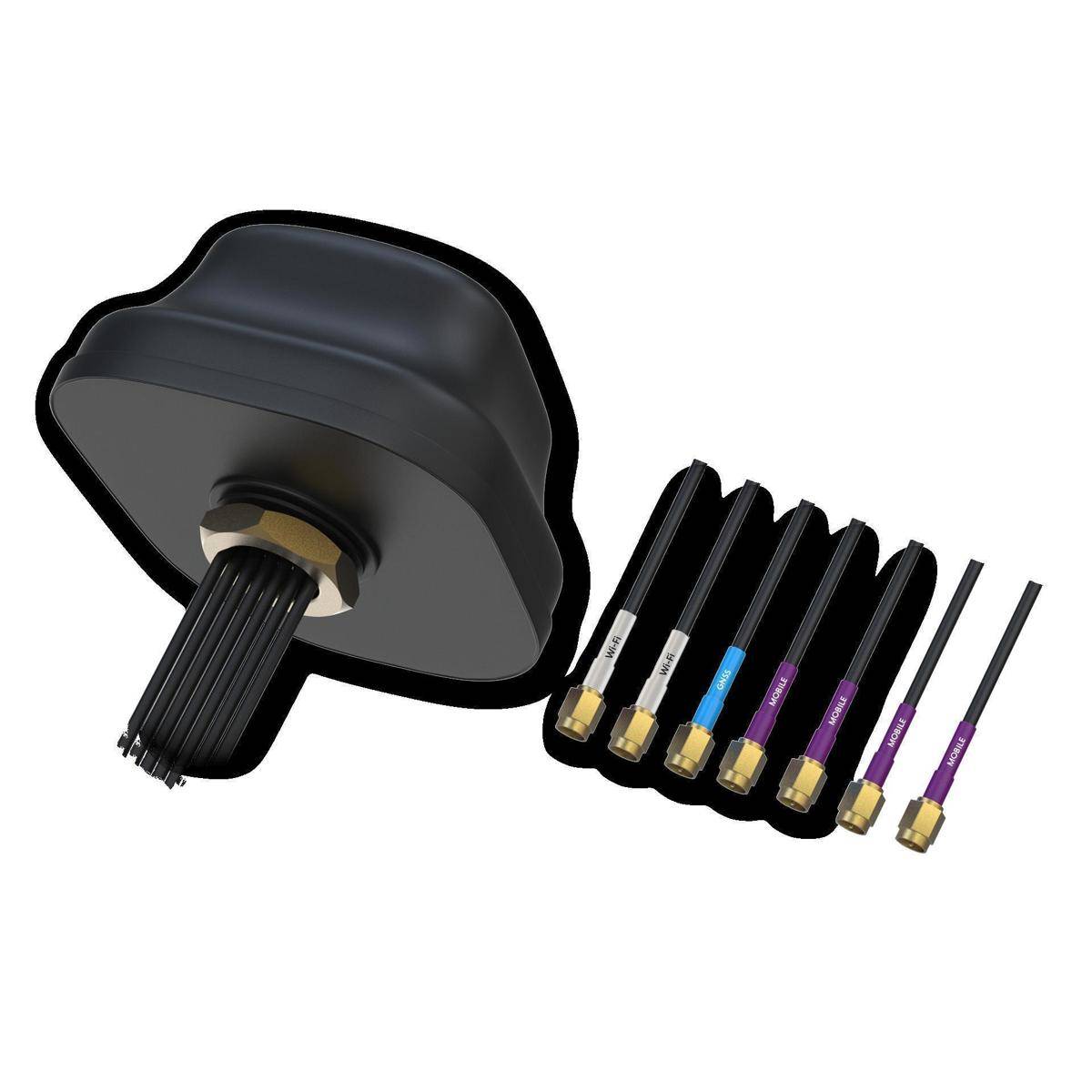 PR1KC640 - 5G COMBO MIMO Mobilfunk/GNSS/WIFI ROOF SMA Antenne