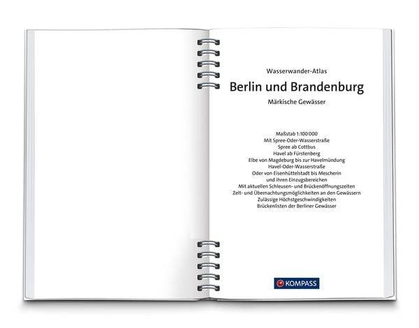 KOMPASS Wasserwanderatlas Berlin und Brandenburg