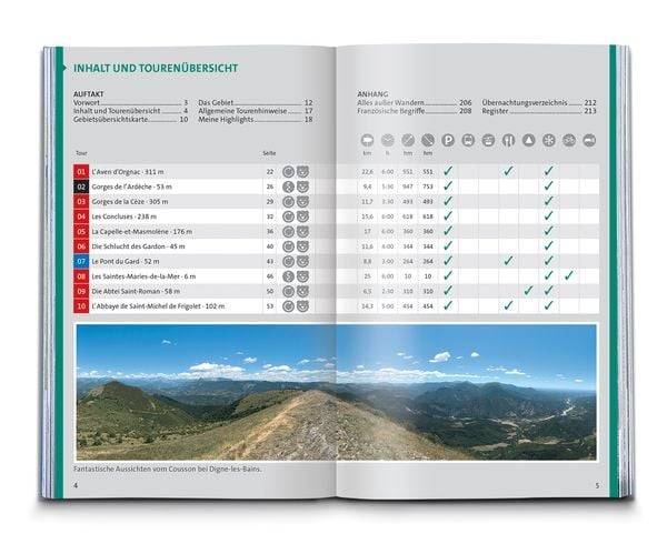 KOMPASS Wanderführer Provence, 55 Touren mit Extra-Tourenkarte