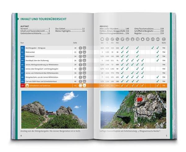 KOMPASS Wanderführer Königssee, Nationalpark Berchtesgaden, Watzmann, 42 Touren mit Extra-Tourenkarte