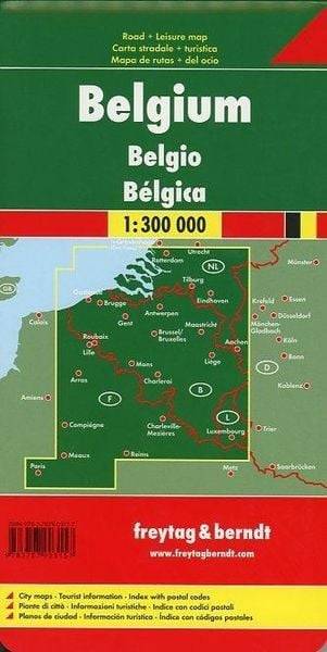 Belgien 1 : 300 000. Autokarte