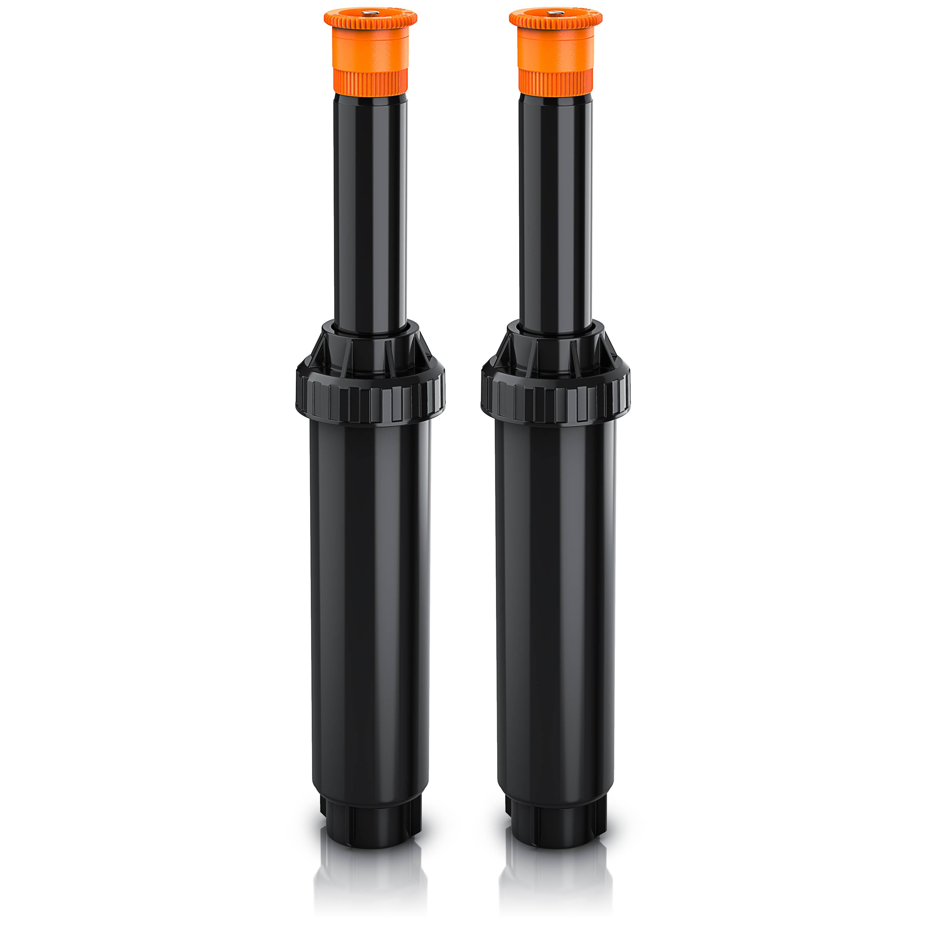 Brandson Versenkregner - Rasensprinkler – Gartensprinkler Bewässerungssystem versenkbar – für Flächen bis 25 m2 – mit Schmutzsieb – frostsi