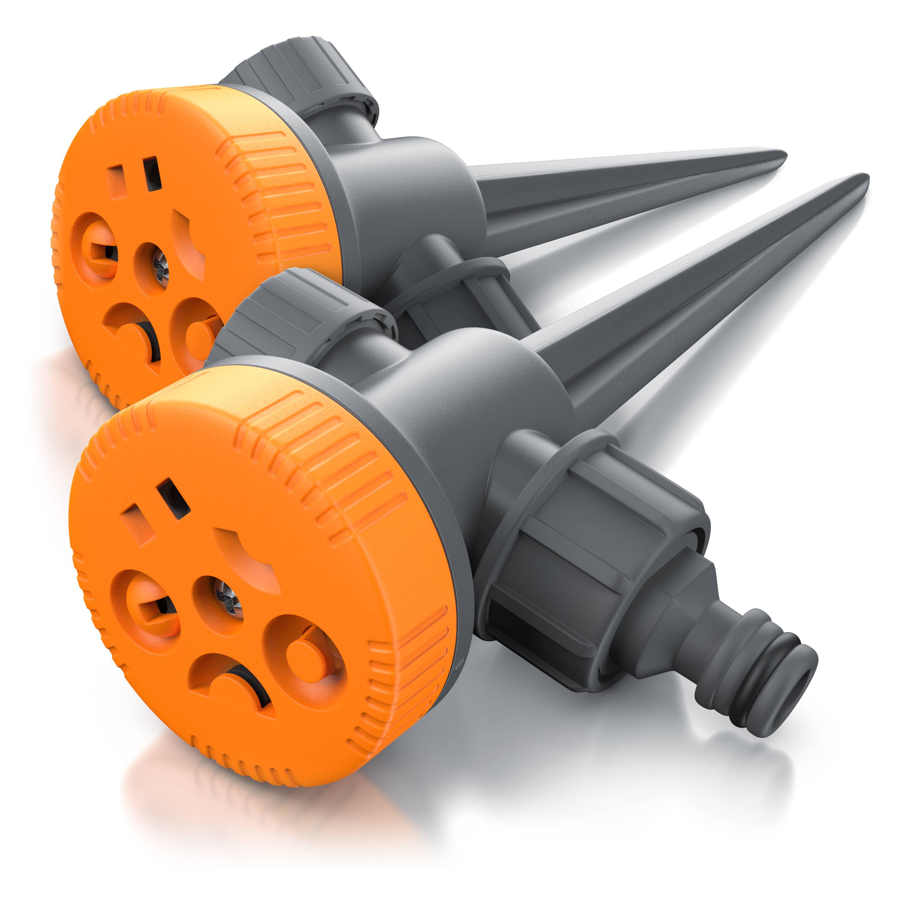 Brandson Rasensprenger 5 Fach Rasensprinkler, Flächenregner Garten Sprinkler, Kreis Halbkreis Viertelkreis Fächer