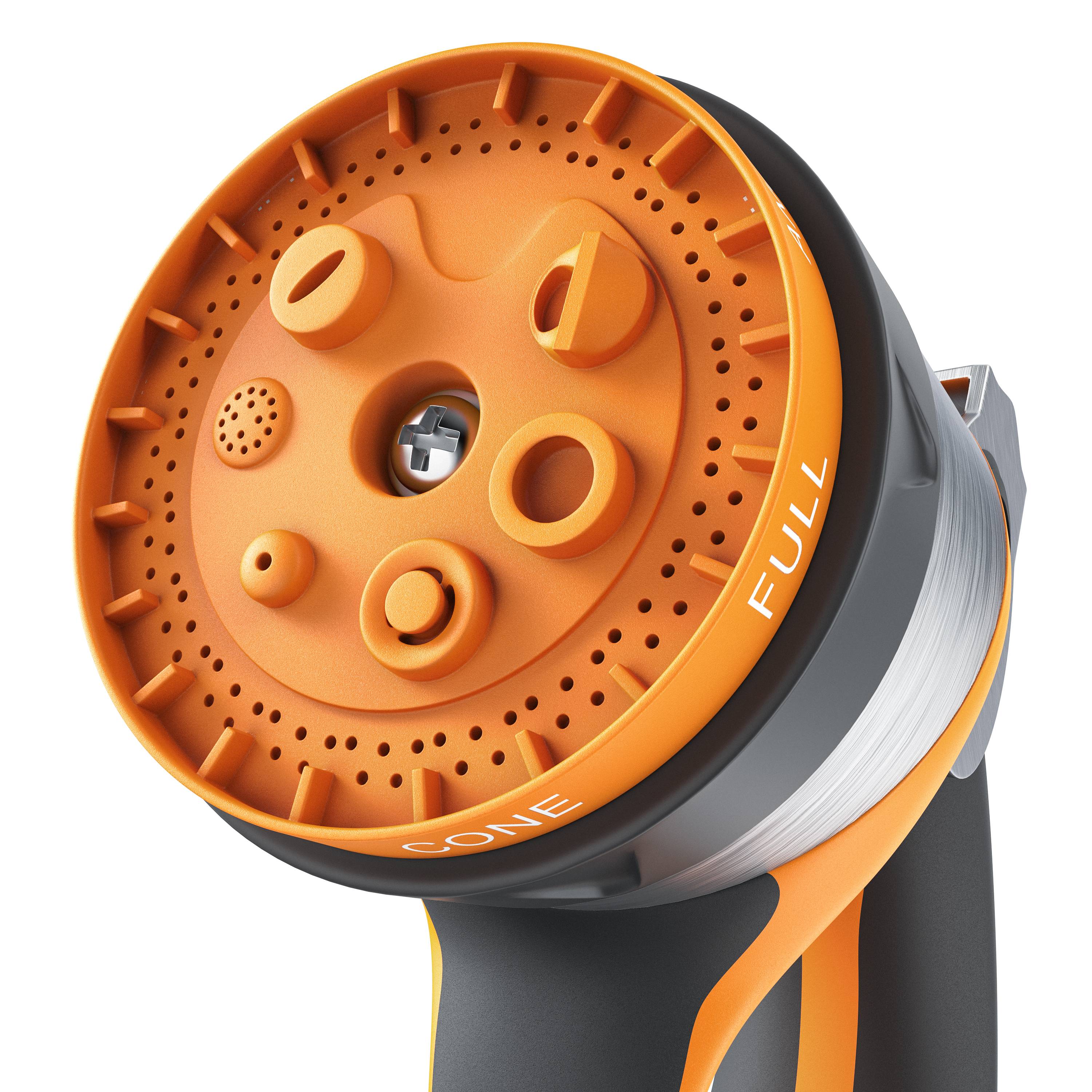 Brandson Garten-Handbrause | Gartenpistole Gartenbrause | 7 Sprühprofile | Schieberegler | Pistolengriff mit Halteclip