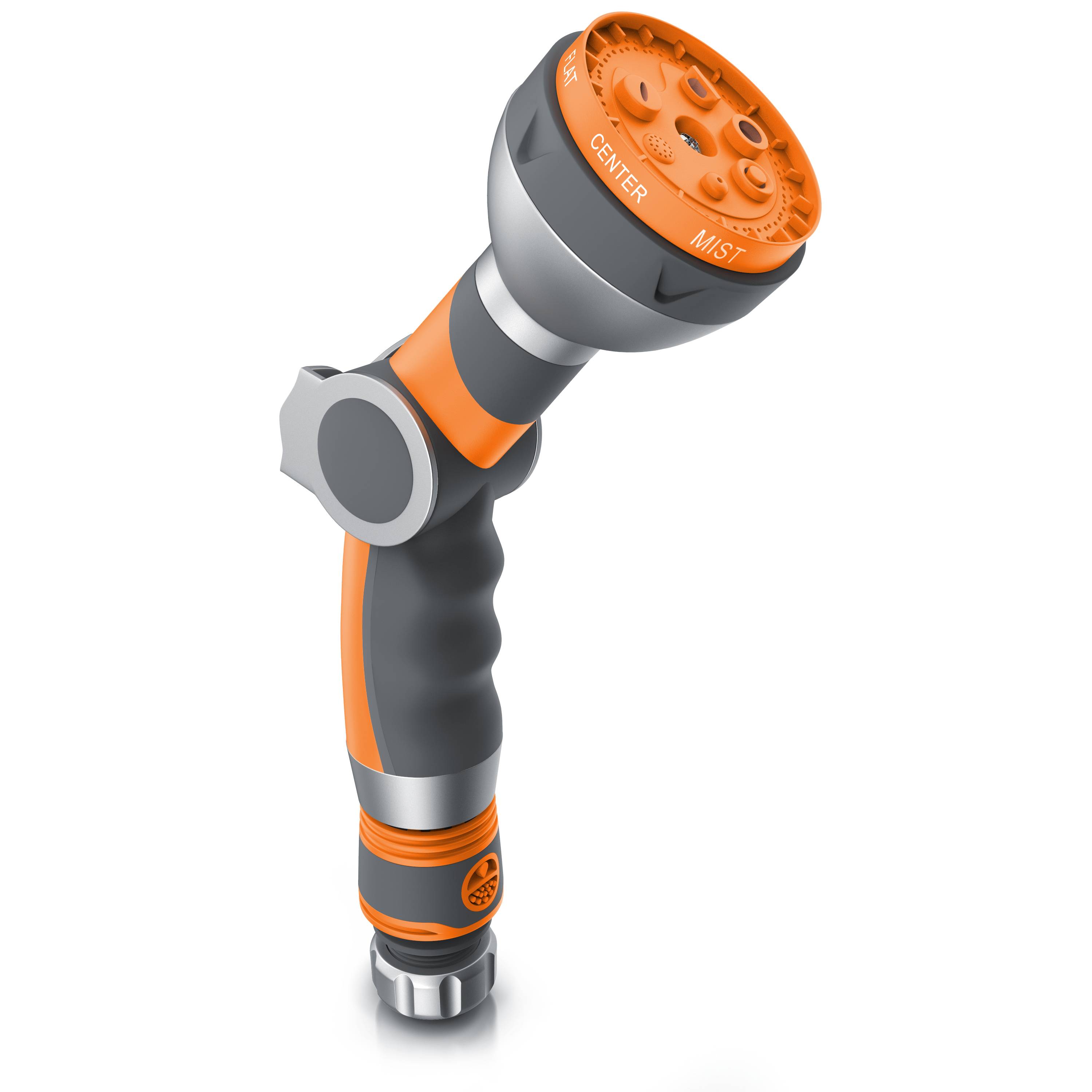 Brandson Gartenbrause 7 Sprühprofile - Garten Handbrause für Gartenschlauch - Pistolengriff mit Halteclip - 1-8 bar