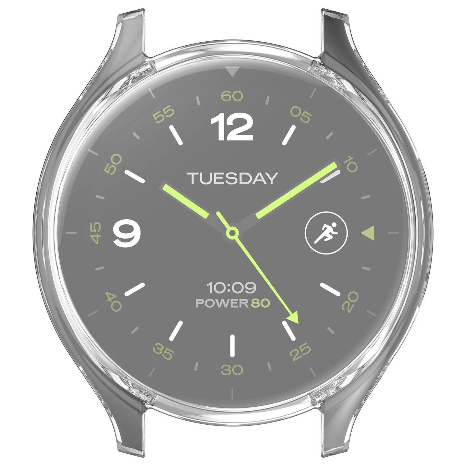 Für Xiaomi Watch 2 Full Cover TPU Electroplated Watch Schutz Hülle Transparent