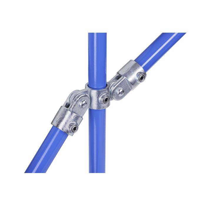 Kreuzverbinder "Normafix" - verzinkter Temperguss - garantierte Last 1500 N/m - Ø 33,7 mm - Preis per Stück