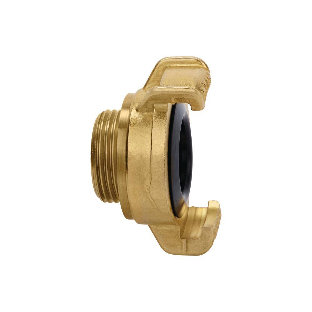 GEKA® plus - Gewindestück - Messing - Soft Rain - AG G3/4 - mit O-Ring - Preis per Stück