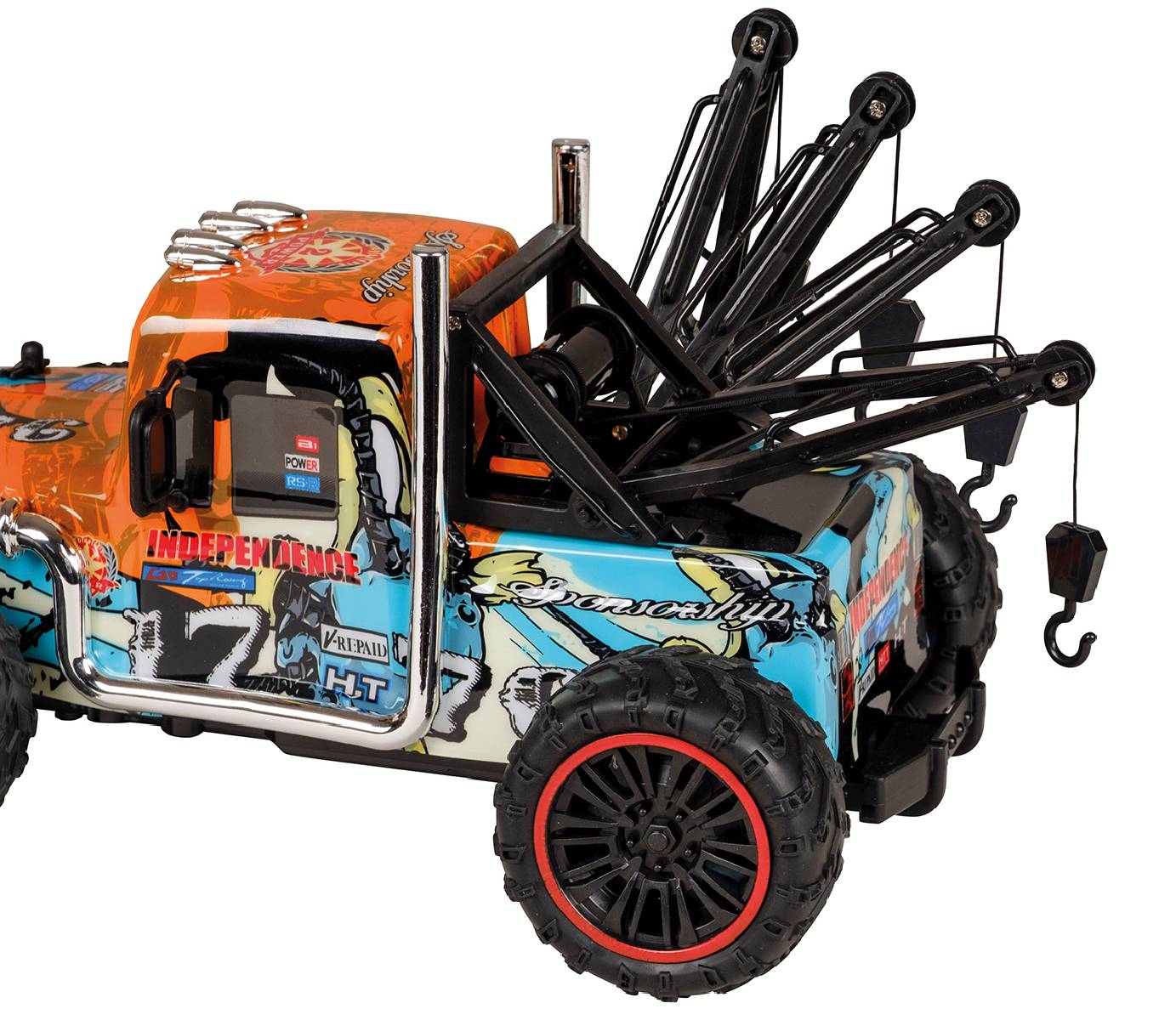 Happy People - Ferngesteuertes Auto - RC Independent Titan (1:14, 33cm) Spielzeugauto Abschlepper