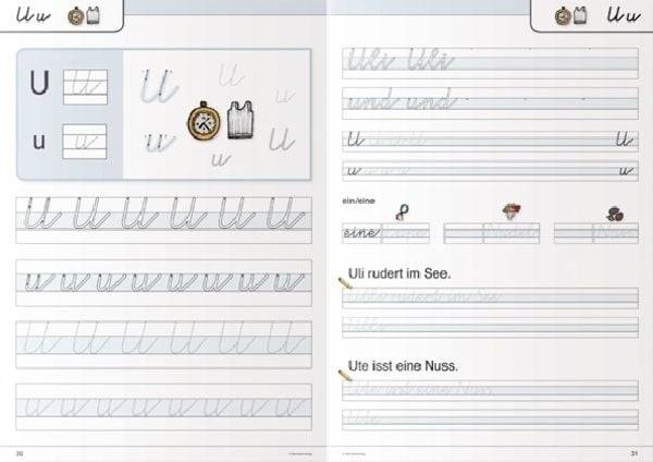 Ich kann die Schreibschrift in VA