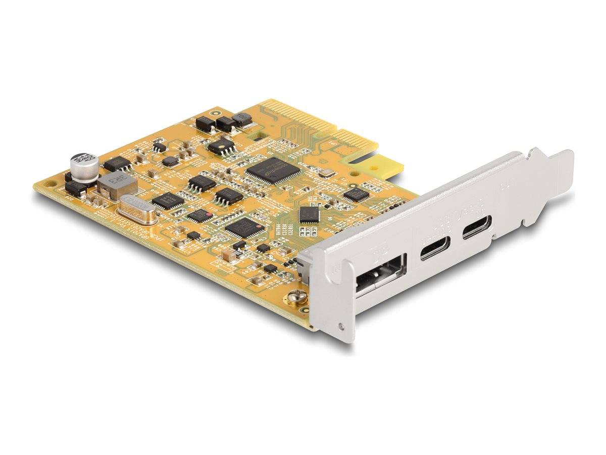 DELOCK PCI Express x4 Karte zu 1x extern USB TypeC 10 Gbps B