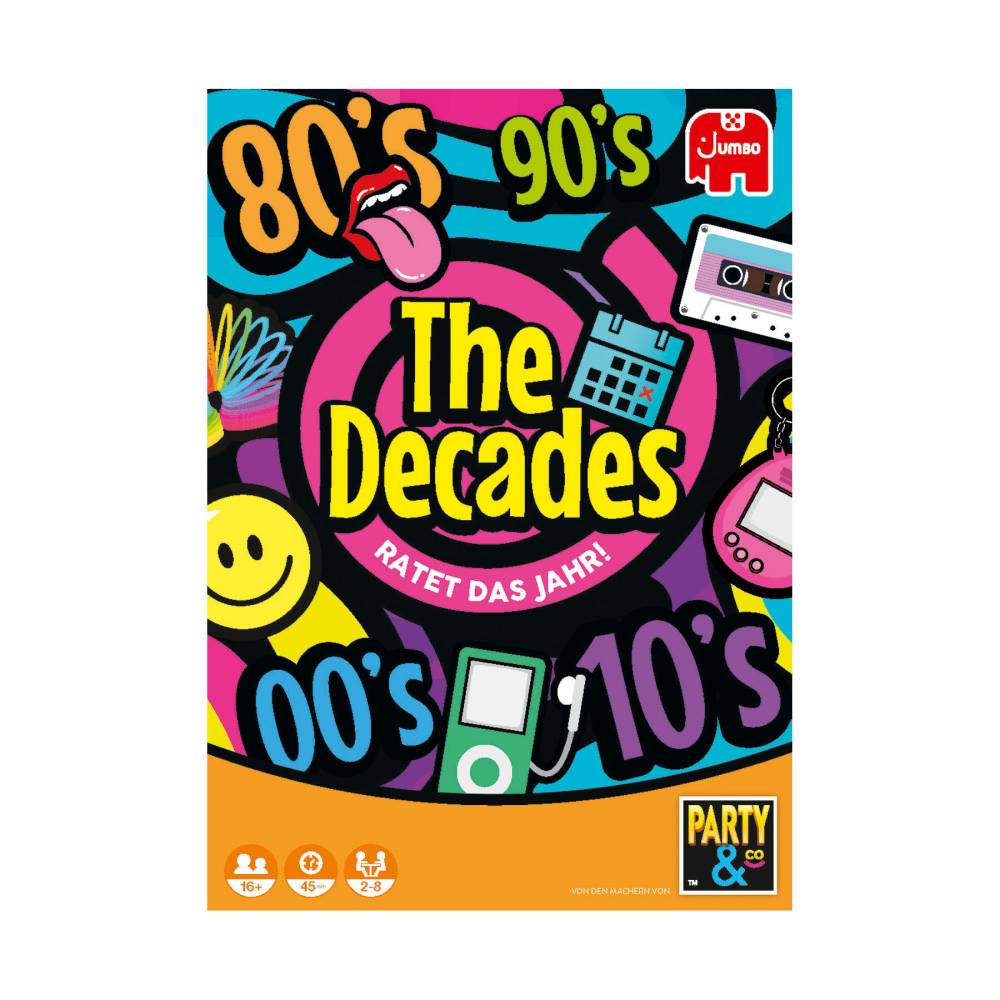 Jumbo Spiele 19830 The Decades, Quizspiel