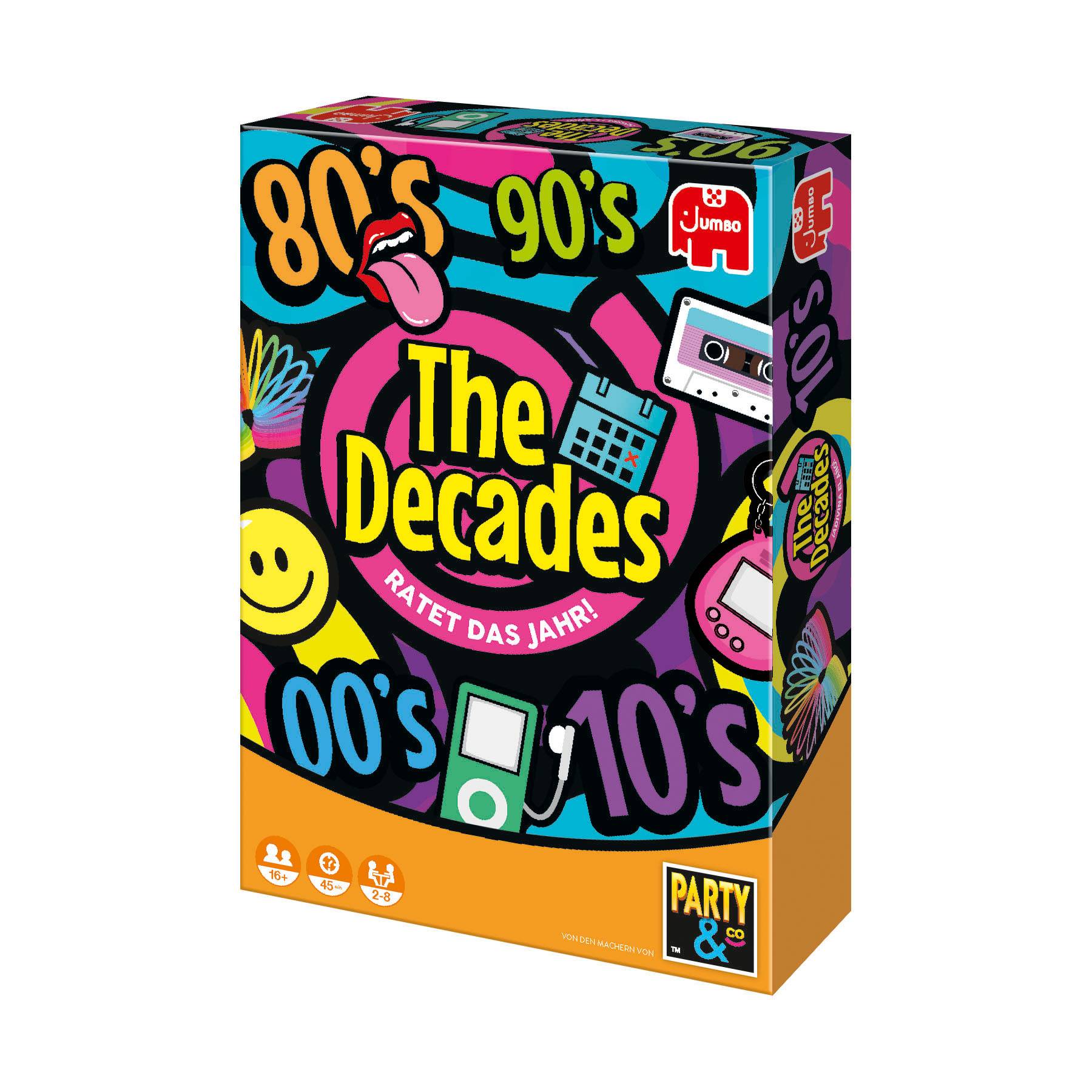 Jumbo Spiele 19830 The Decades, Quizspiel