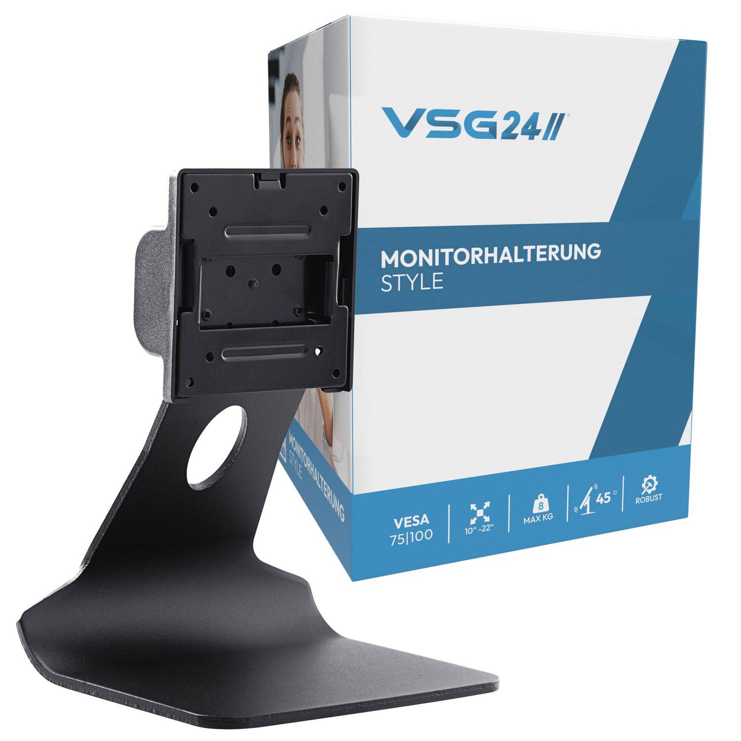 VSG24 Elegante Design Halterung STYLE für Touchscreens POS oder PC Monitore VSG-92004