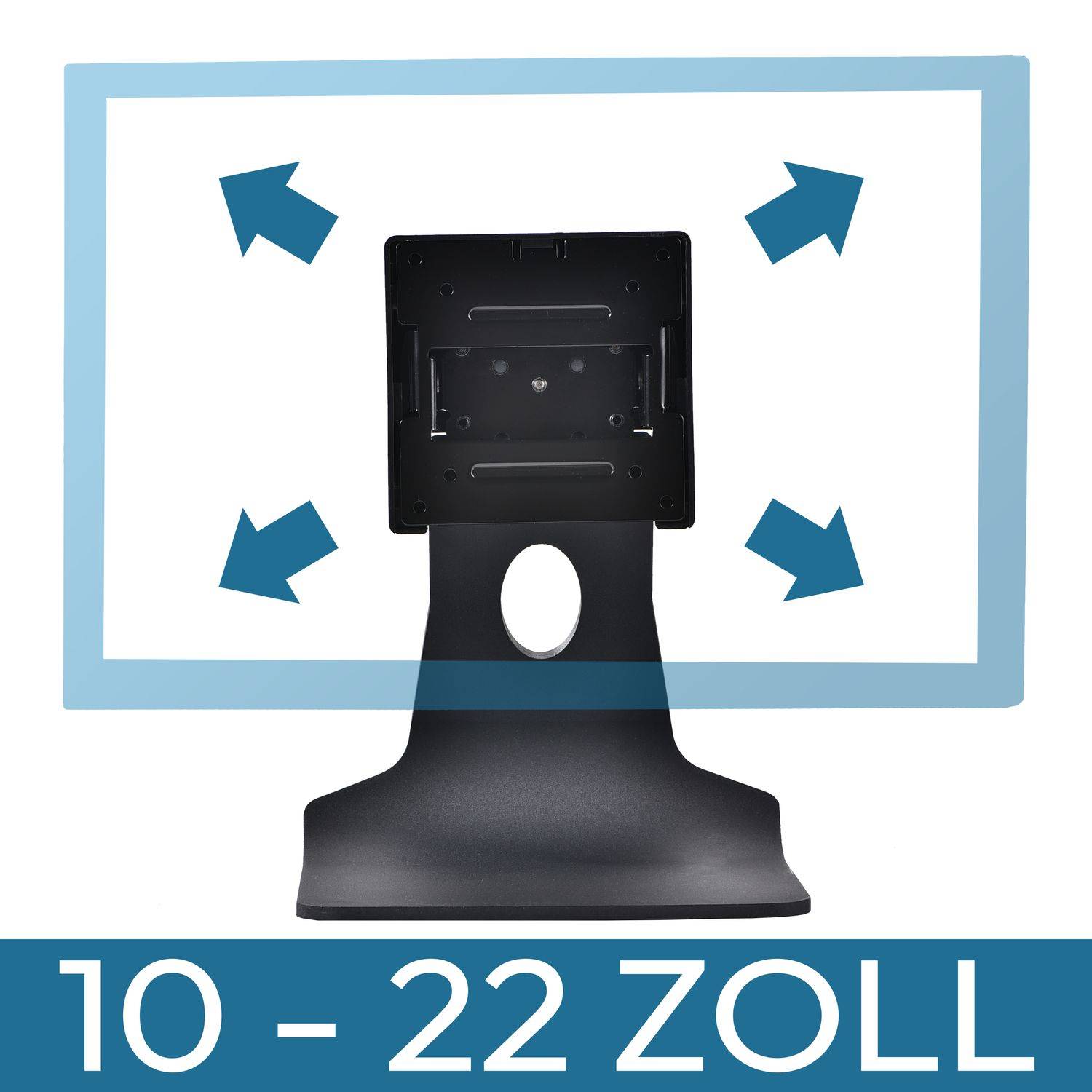 VSG24 Elegante Design Halterung STYLE für Touchscreens POS oder PC Monitore VSG-92004