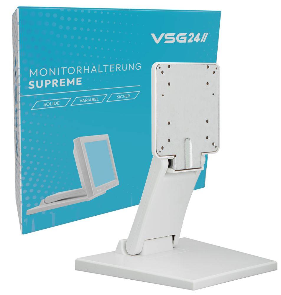 VSG24 Standfeste Halterung SUPREME | Touchscreens POS oder PC Monitore VSG-92005