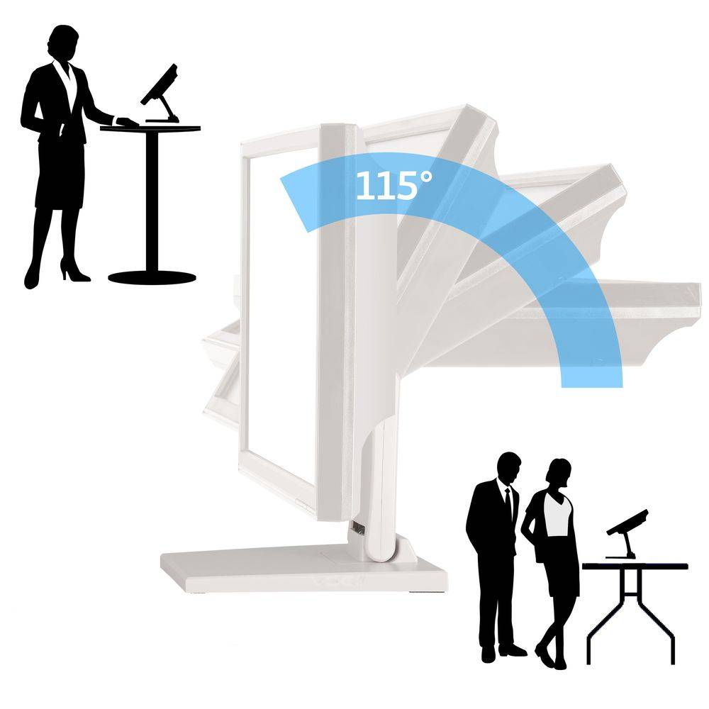 VSG24 Standfeste Halterung SUPREME | Touchscreens POS oder PC Monitore VSG-92005