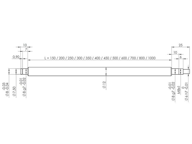 SET: Kugelumlaufspindel SFU1204-DM 335mm mit Spindelmutterblock für Easy-Mechatronics System 1216A - L300