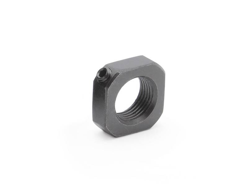 Spezialmutter vierkant mit Klemmschraube M15x1