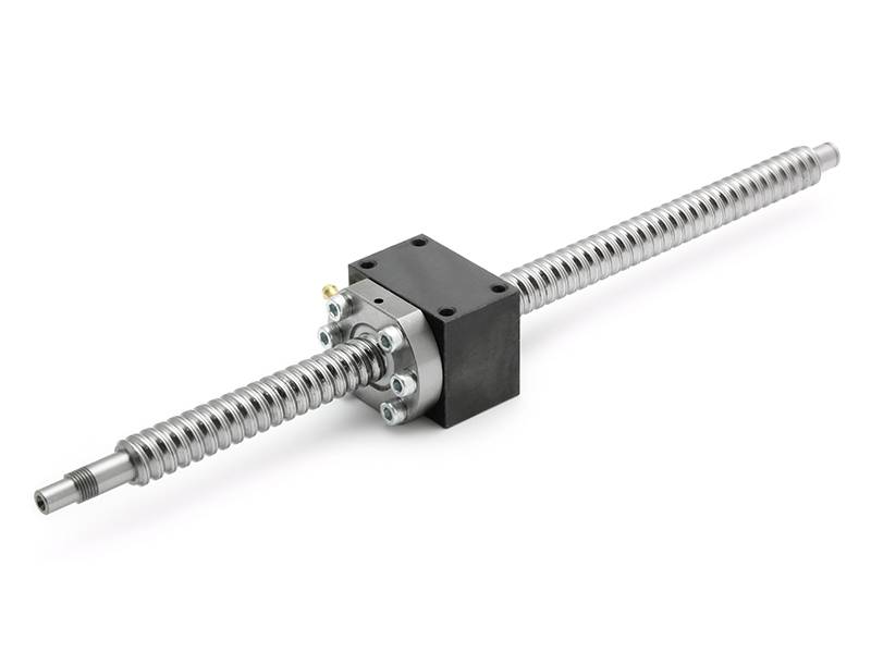 SET: Kugelumlaufspindel SFU1605-DM 1252mm mit Spindelmutterblock für Easy-Mechatronics System 1620B - L1200