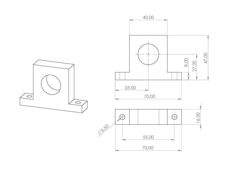 Loslagereinheit LLB16-608 / Easy-Mechatronics - System 1216B