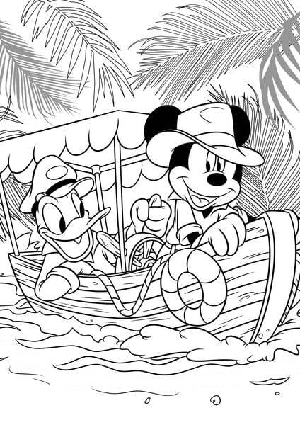 Disney Donald Duck und Freunde: Malblock: über 60 entenstarke Motive zum Ausmalen!